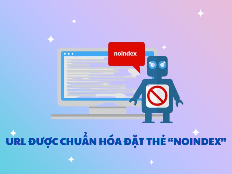 Một lỗi sai thường gặp đó là kết hợp thẻ noindex và thẻ Canonical với nhau.