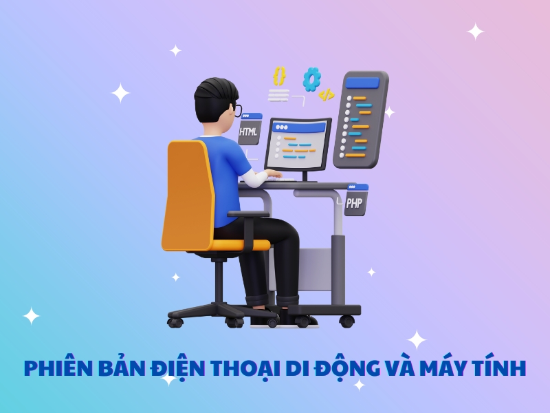 Máy tính và di động thường sẽ có 2 URL khác nhau.