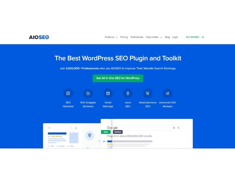 Plugin WordPress FAQ AIOSEO 