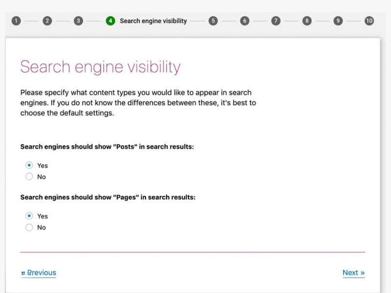 Search Engine Visibility