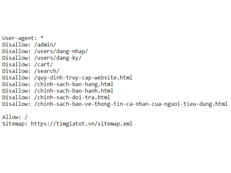 Robots.txt là tệp văn bản đơn giản giúp bạn chỉ định các trang hoặc thư mục