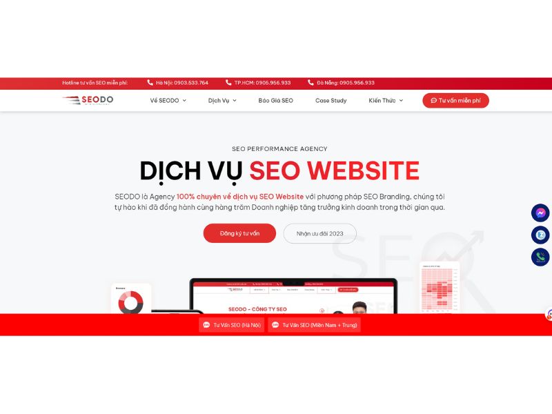 Đơn vị SEO Website SEODO