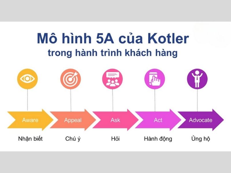 4 mô hình Customer Journey là gì? Mô hình 5A