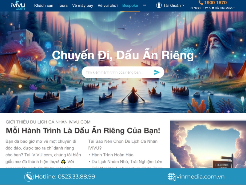 Thiết kế giao diện web độc đáo cũng là một yếu tố quan trọng